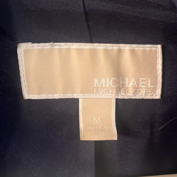 Michael Kor's Royal Blue Tie Waist Light Trench Jacket- size medium - Picture 4 of 9